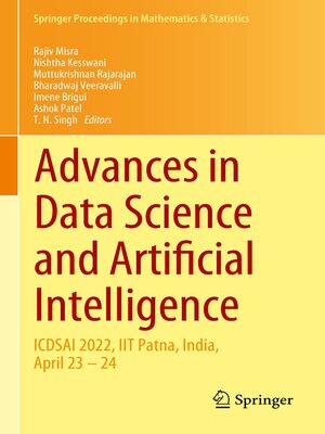 cover image of Advances in Data Science and Artificial Intelligence